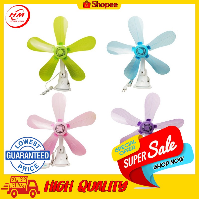 ℡Ultra-large wind portable clip-on fan with five wings （Clip Fan ...