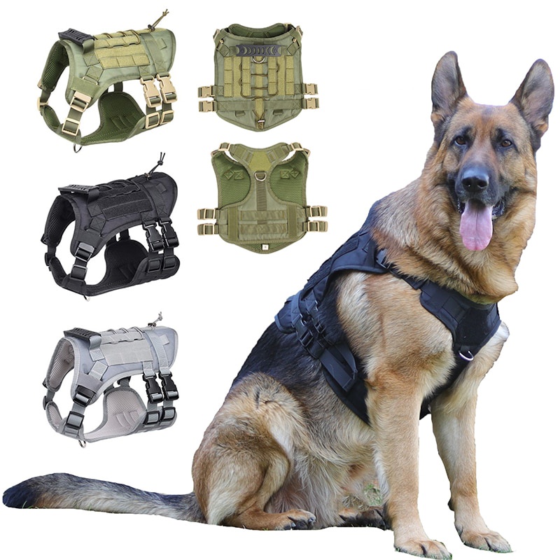 doy Tactical Dog Harness Military Big Dog Vest German Shepherd Durable ...