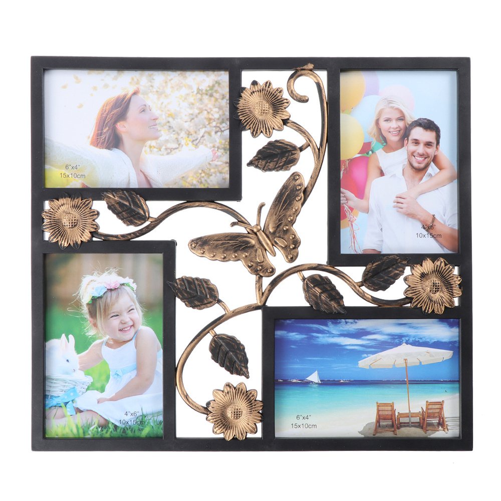 Photo Collage Frames Wall Picture Frame Decor Ames Family Display