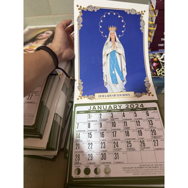 Lourdes Calendar 2024 Shopee Philippines   Ph 11134201 7r98p Llrxrj605xipf8