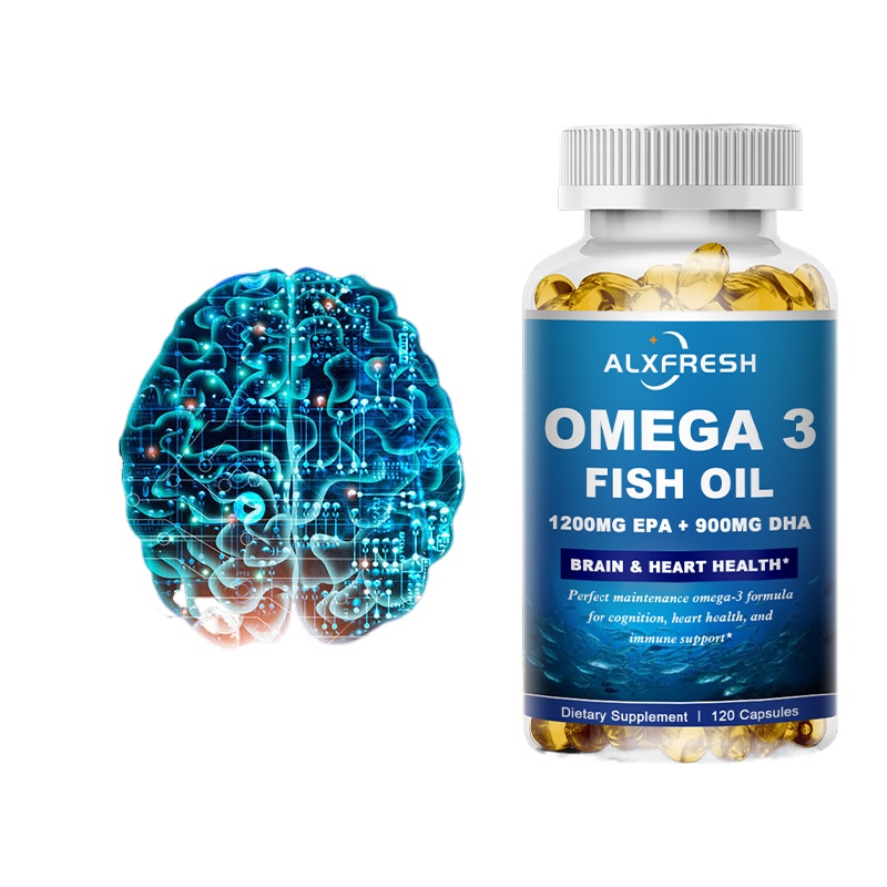 COD.Liver protection tablet™120PCS Omega3 Fish Oil Capsules Supplement