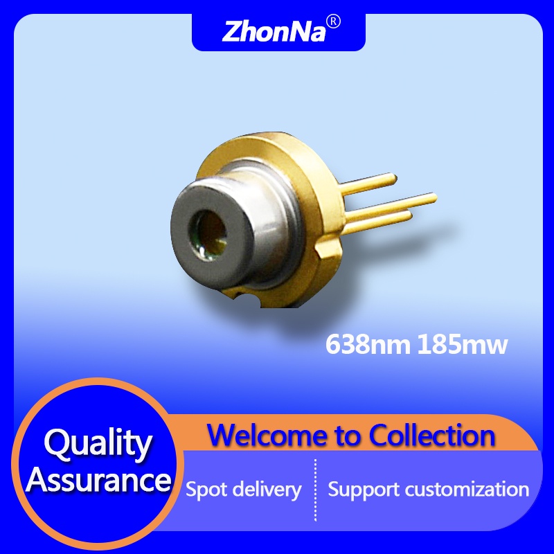 DIY Lab 638nm 185mw Laser Diode Module RED Number ZNLDR007 Optics Sensor Light Emitting Tube