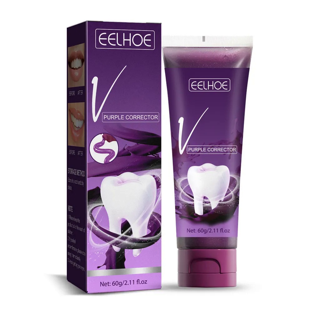 V34 Color Tooth Correction Whitener Teeth Purple Noninvasive Whitening