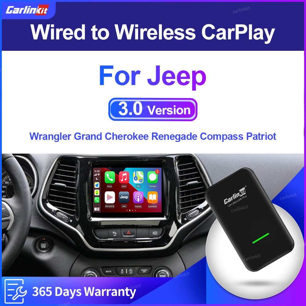 14e Carlinkit CarPlay Wireless Adapter for Jeep Wrangler Grand Cherokee