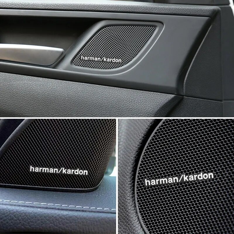 ღAluminum Harman/kardon Car Audio Speaker Stickers For Toyota Chr
