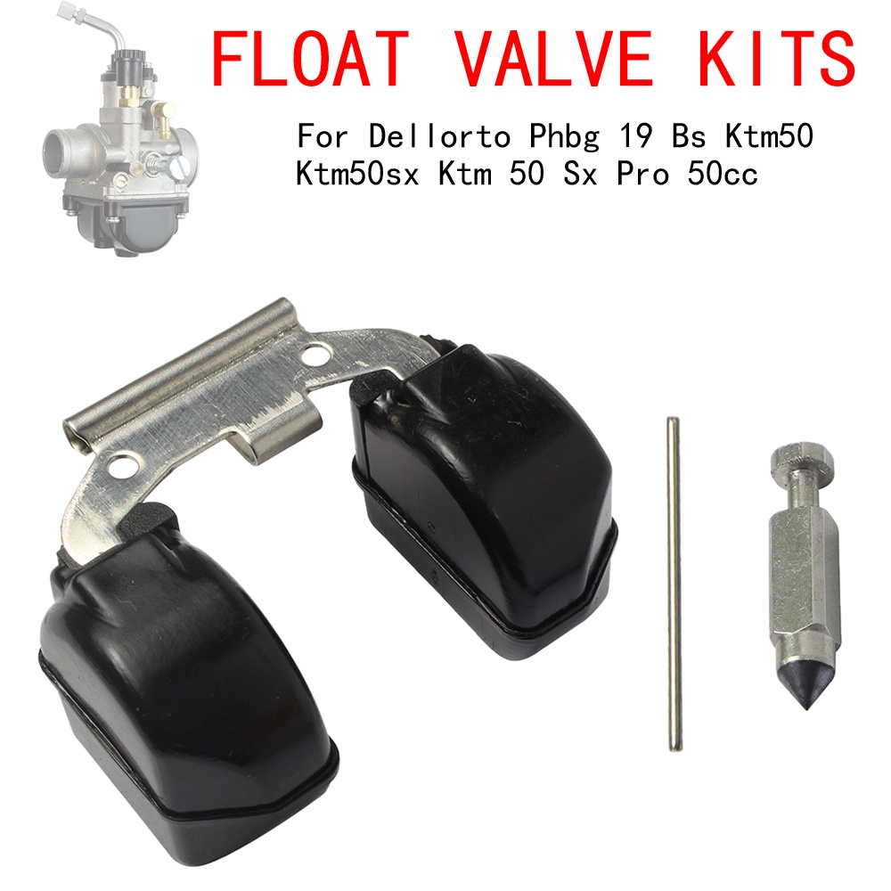 R96⊕Carburetor rubber Float Valve Pin Floating Needle Set Kitsr For