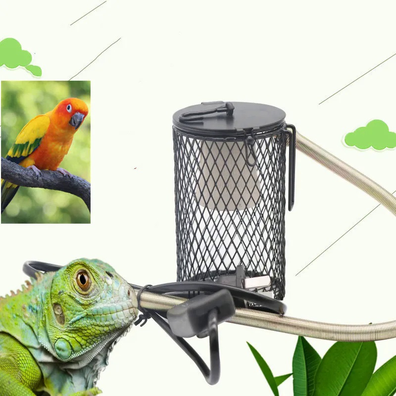 Crawling Pet Warm Lamp Parrot Bird Plant Cat Dog Heating Heater Not
