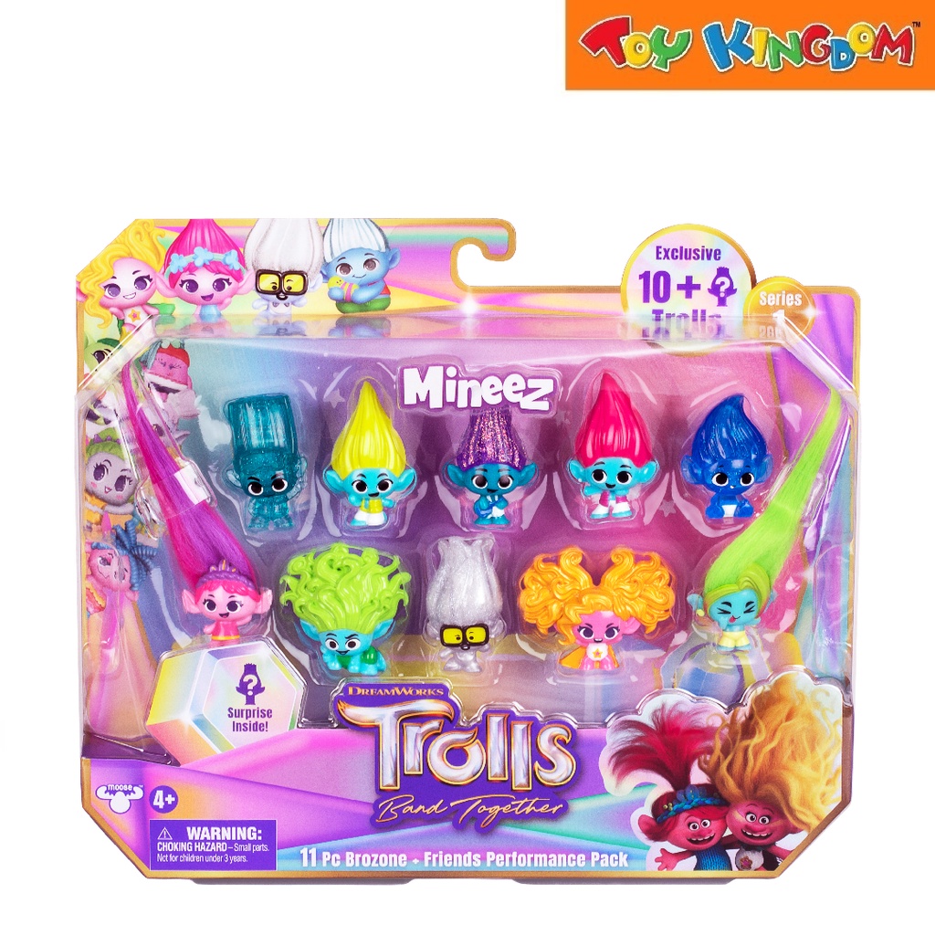 DreamWorks Trolls Band Together Mineez 11pcs Brozone + Friends ...