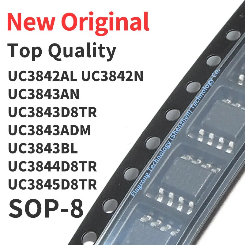 10 Pieces UC3842AL UC3842N UC3843AN UC3843D8TR UC3843ADM UC3843BL ...
