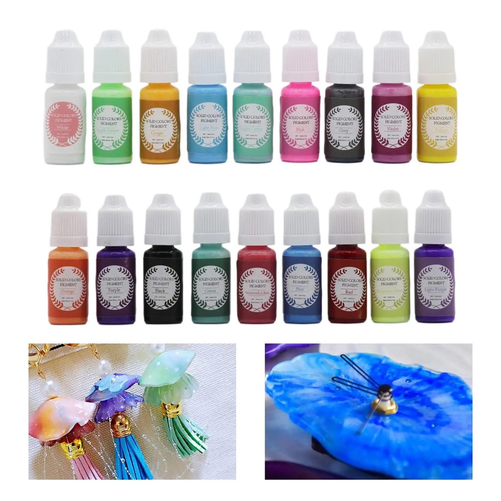Alcohol Ink Set - 18 Vibrant Colors Alcohol Based Ink, Concentrated ...