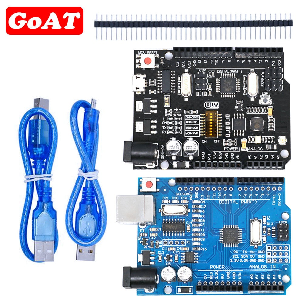 ☃UNO R3 Official Box ATMEGA16U2 / UNO+WiFi R3 Original ATMEGA328P Chip ...