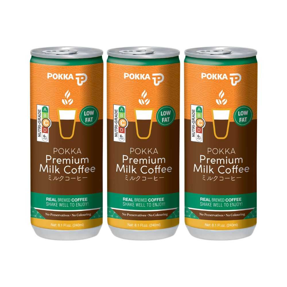 Pokka Premium Milk Coffee Drink 240Ml Pack Of 3 Shopee Philippines