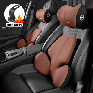1pc New Memory Foam Car Lumbar Pillow, Car Seat Back Support Cushion, Four  Season Automotive Interior Accessories