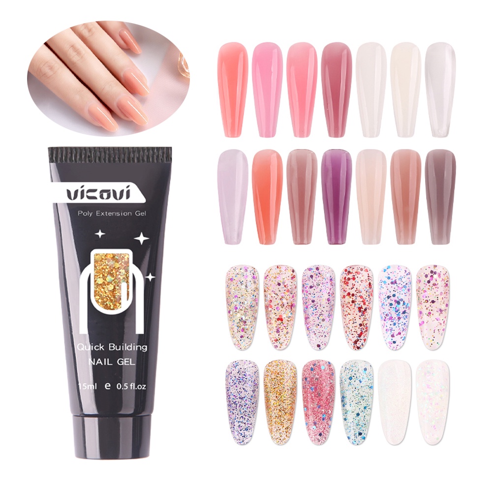 Nail polishhalamang singaw sa kuko ng kamay15ml Nail Extension Gel UV