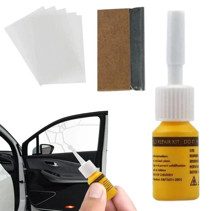 ☼Windshield Crack Repair Kit Automotive DIY Windscreen Repairing Tools Kit Vehicle Fixing Liquid