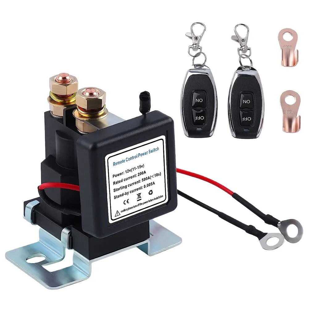 Energy Saving Isolator 12V 500A Remote Control Power Switch with Quick ...