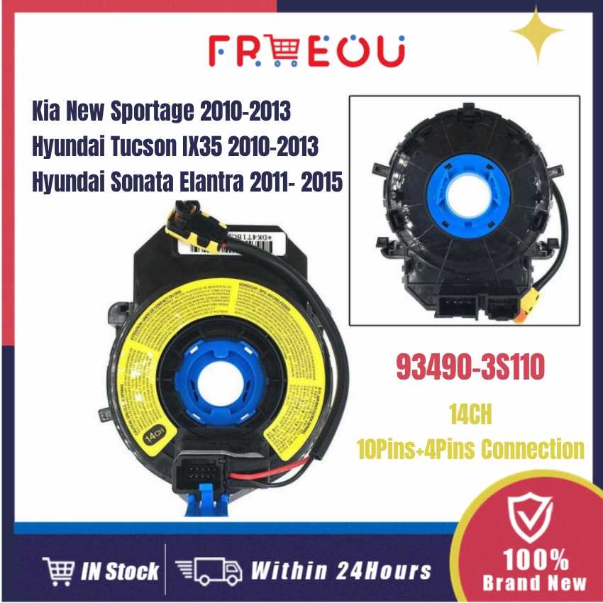 934903S110 Car Clock Spring 14CH Airbag Spiral Cable 10 Pins for