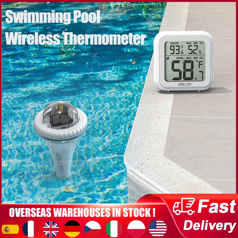 Digital Pool Thermometer Wireless Floating Temperature Sensor 360 ...