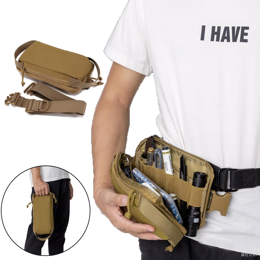 Tactical Concealed Gun Pouch Handgun Pistol Pocket EDC Waist Bag