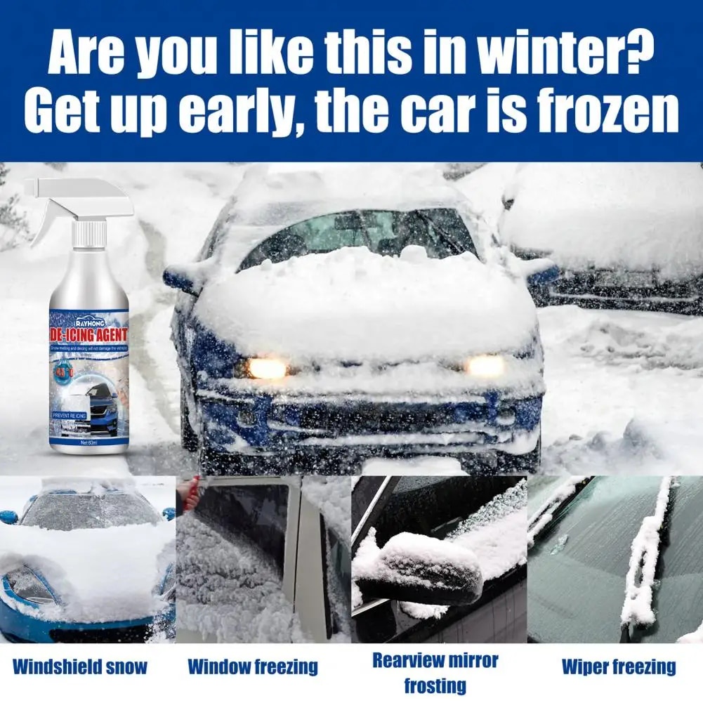 ⚡Useful Snow Melting Spray Portable Ice Melting Agent Nondamaging