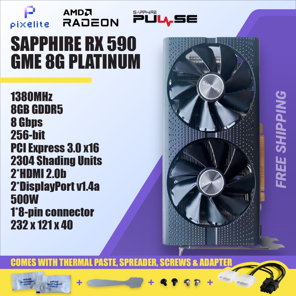 590 Gme Sapphire Pulse 590 Amd Radeon Sapphire Rx 590 Overclock