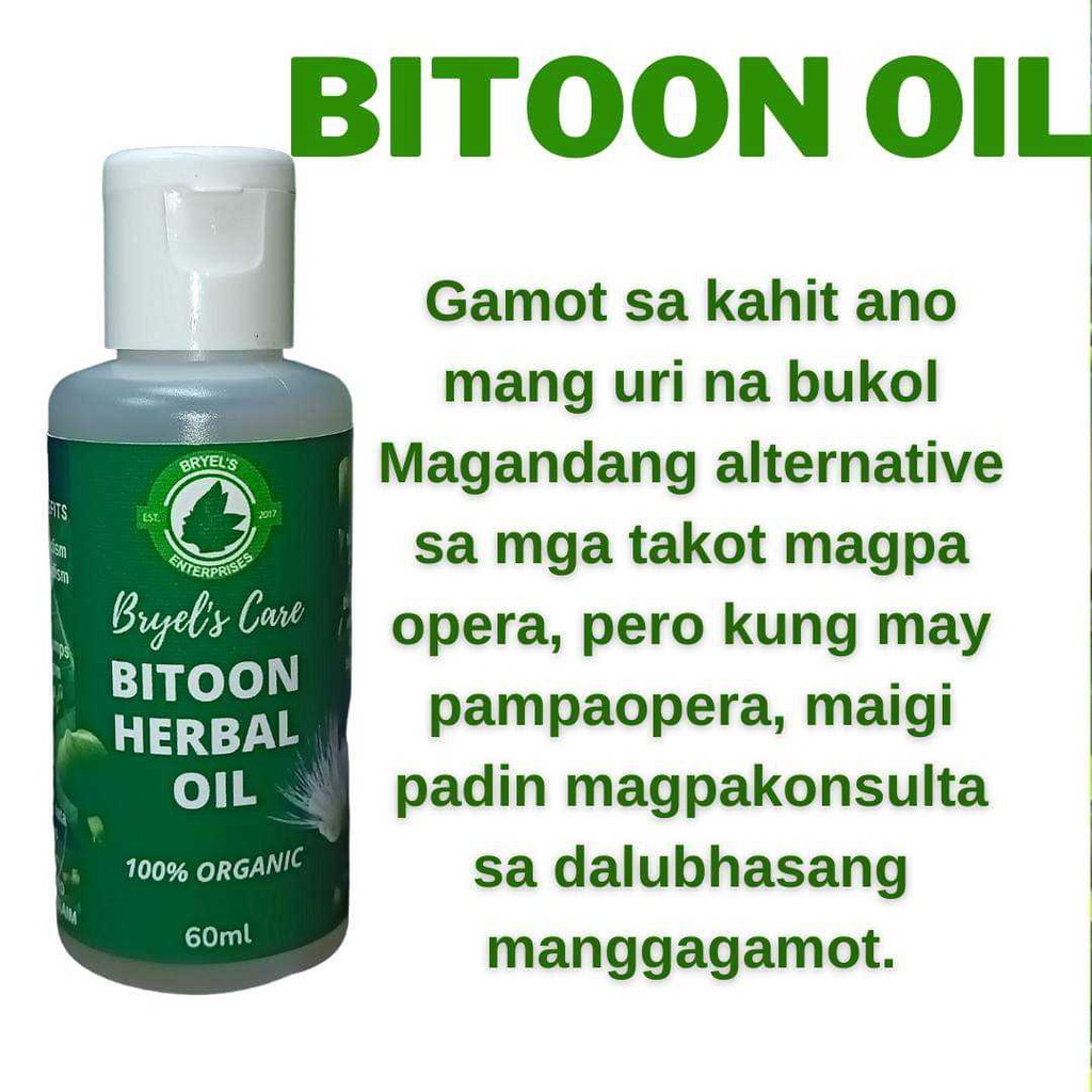 Original BITOON PURE extract BITOON Herbal Oil BITOON Gamot sa kahit ...