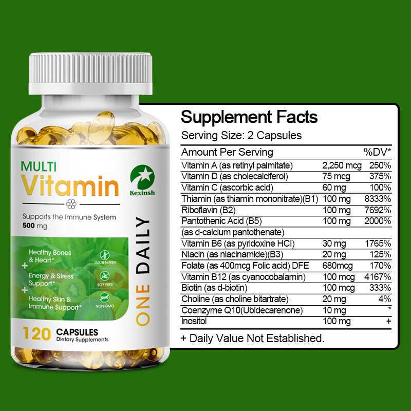 Kexinsh Multivitamin Capsules vitamin b complex Capsule Strengthen