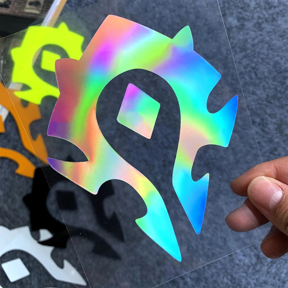 Car Styling WOW Horde Game Reflective Car Sticker Decor Motorcycle Car ...