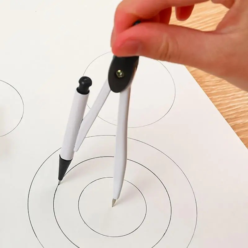 Math Compass Mechanical Pencil Drawing Compass For Geometry/Art ...
