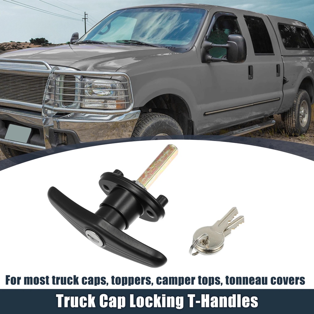 ⚖X Autohaux 1Set Truck Cap Locking THandles for Pickup Truck Cap