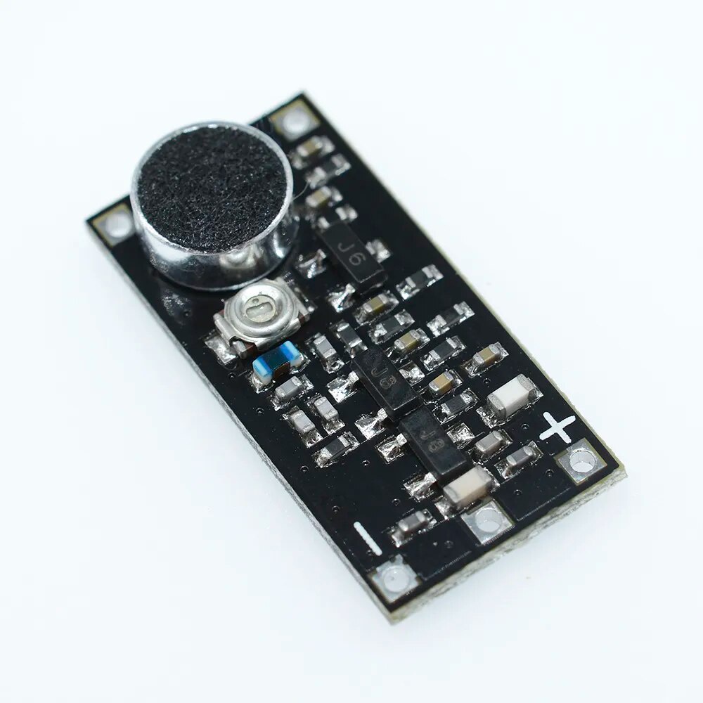 88-115mhz Fm Transmitter Module With Microphone Dc 2v 12v 9ma Wireless 