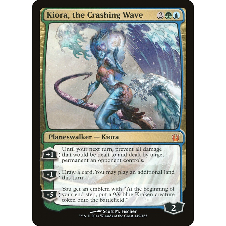 Kiora, the Crashing Wave (BNG) #149 - LP - Magic the Gathering MTG ...