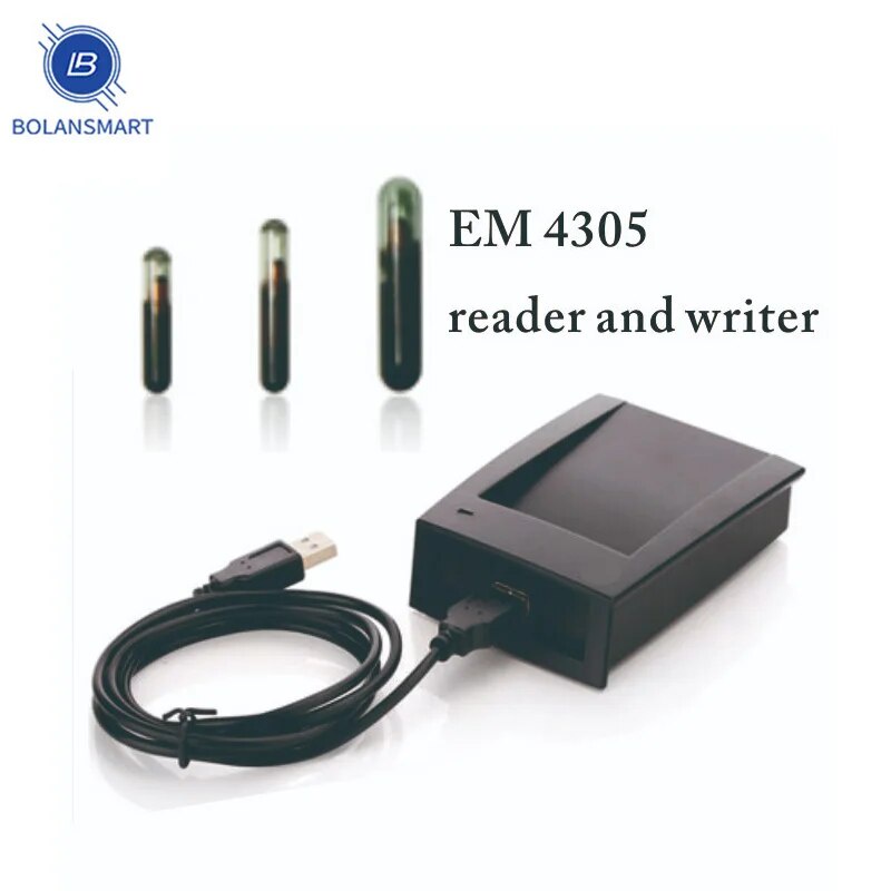 RFID EM4305 reader and writer 125-134.2KHZ ISO 11784/85 card reader ...