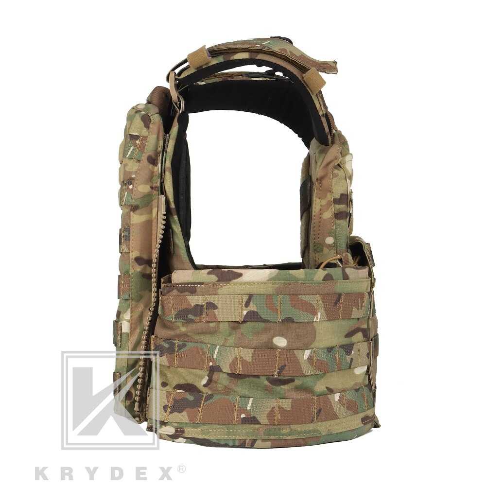 KRYDEX CPC Tactical Vest Cage Plate Carrier Heavy Duty Armor Army ...