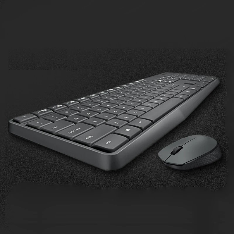 Logitech MK235 Wireless Keyboard Mouse Combo English Keypad LapTop ...