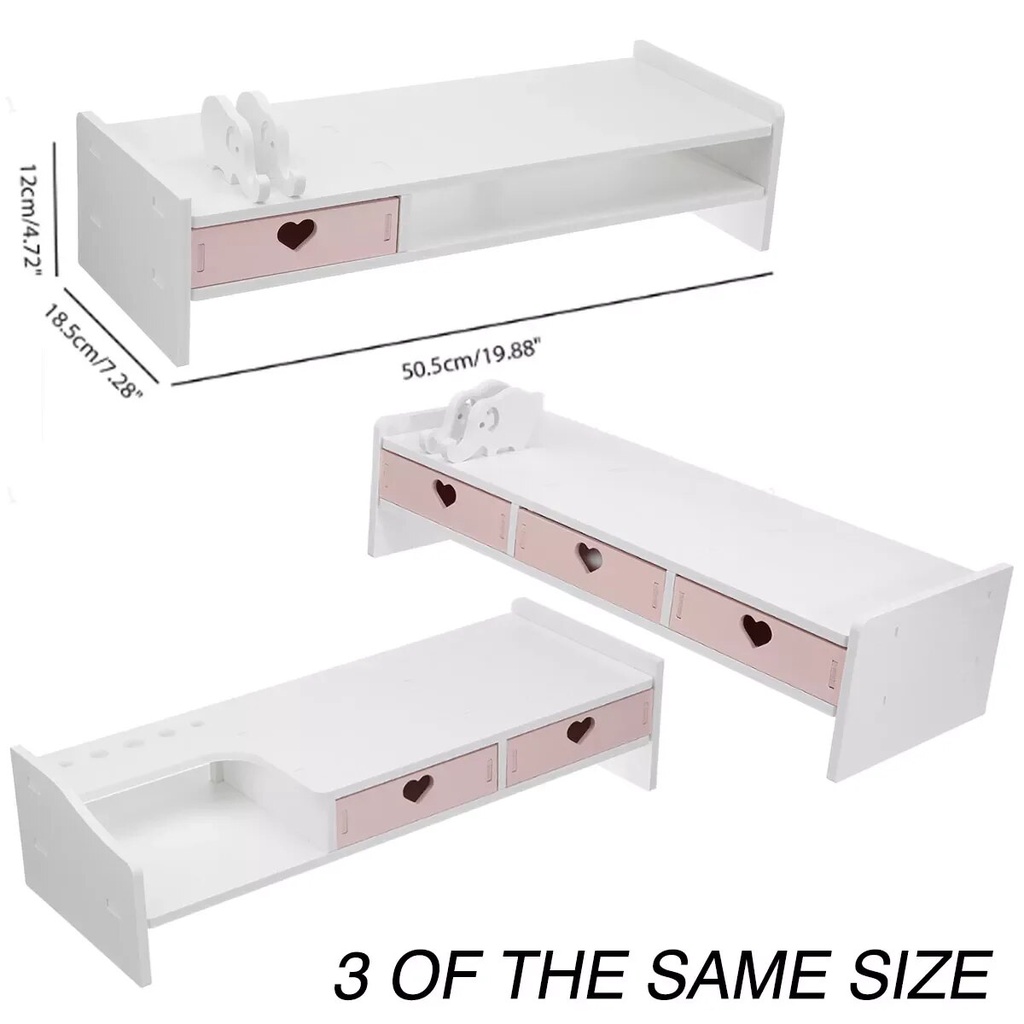 Monitor Stand Monitor Support Laptop Computer Stand PVC Wood Monitor ...