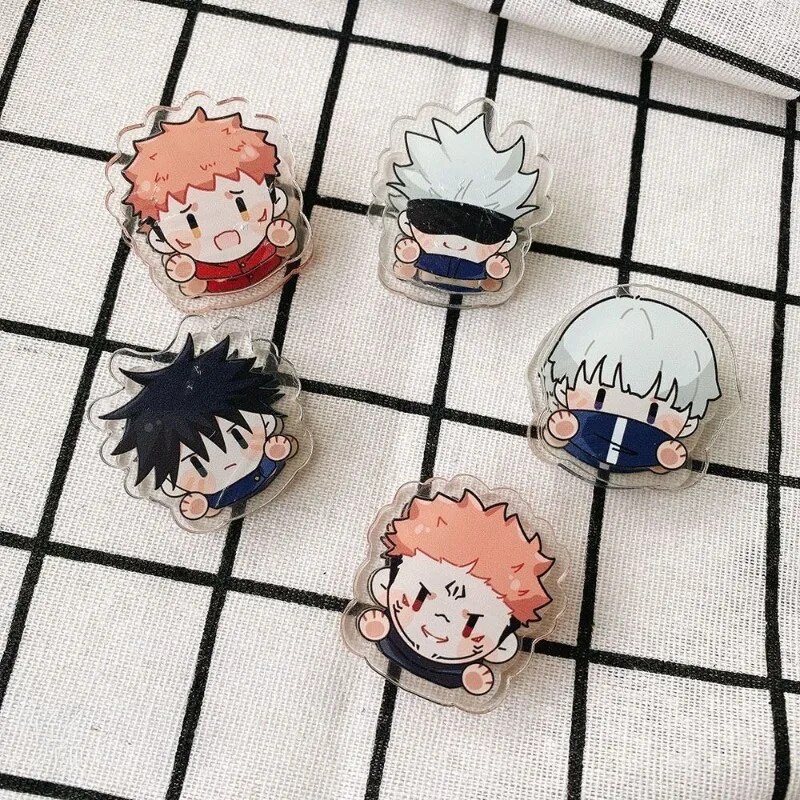 ⋌Jujutsu Kaisen Acrylic PP Clip Gojo Satoru Fushiguro Megumi Anime File ...