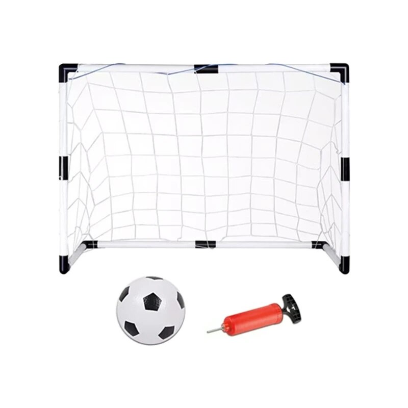 ☁Portable Mini Soccer Goal Set for Kids Enjoy Easy Assembly and Storage