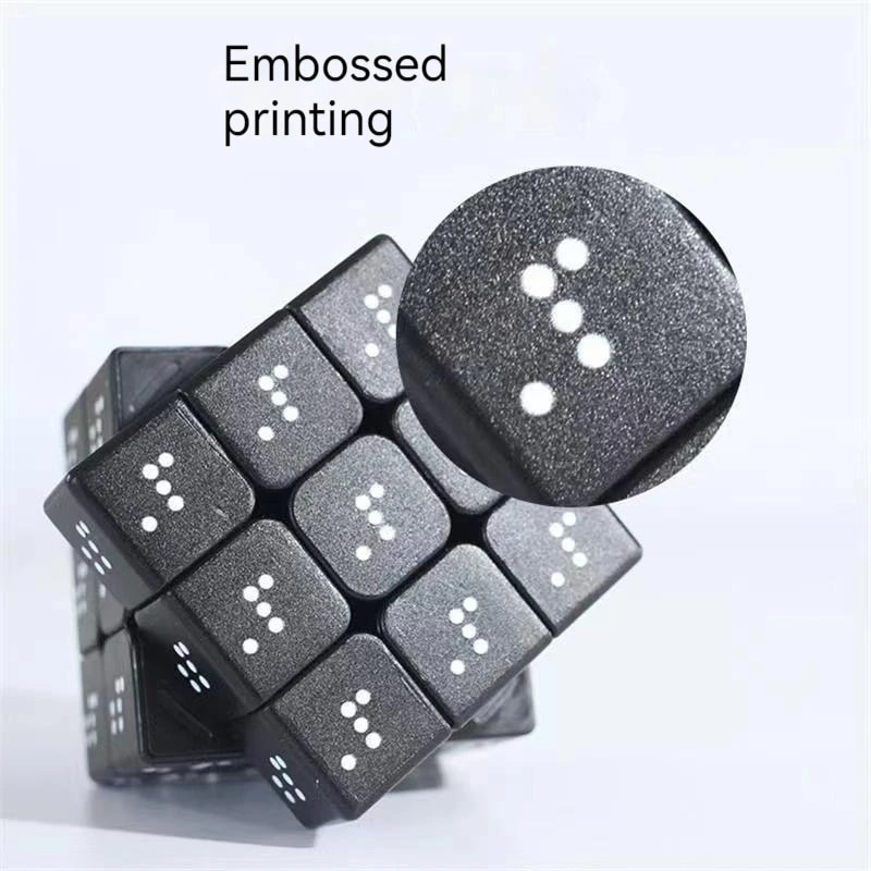 3x3x3 Magic Cubes Classic Blind Relief Magic Cube Relief Cubo Magic ...