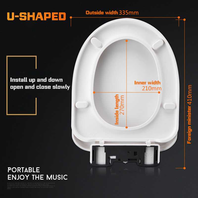 Toilet cover V/O/U shape toilet cover lifter Soft Open Close Easy Clean Toilet Seat Lid toilet