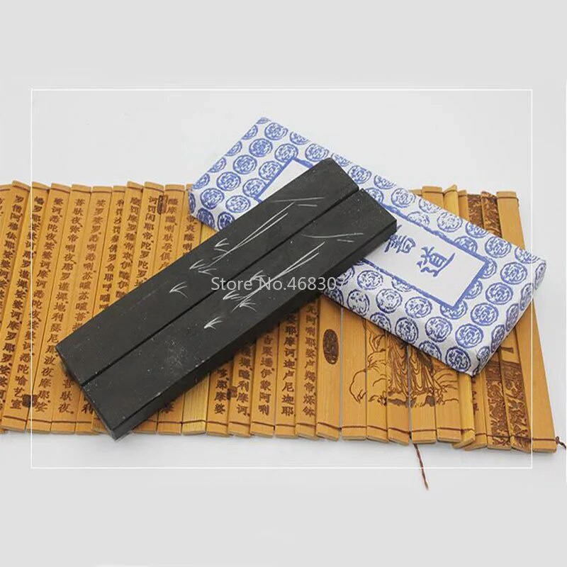 A pair Chinese Calligraphic Appliances 18cm Press Xuan Paper Stone ...