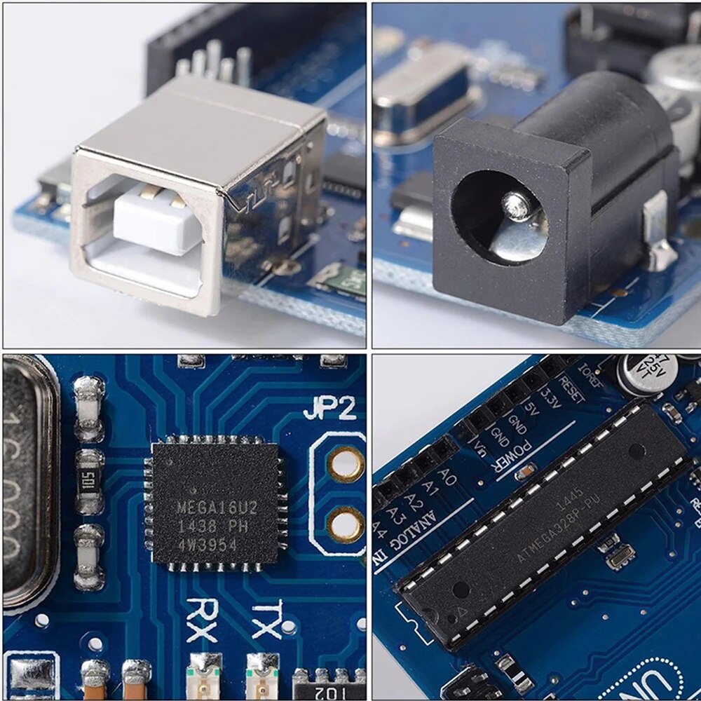 UNO R3 Official Box ATMEGA16U2 / UNO+WiFi R3 Original ATMEGA328P Chip ...