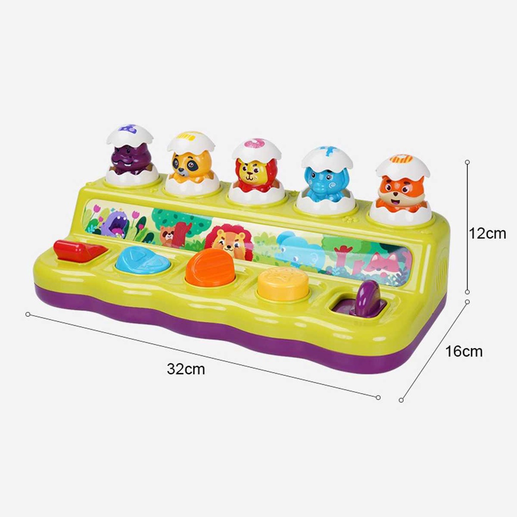 【S.mart】5in1 musical Peekaboo animal park Pop up switch box cause and ...