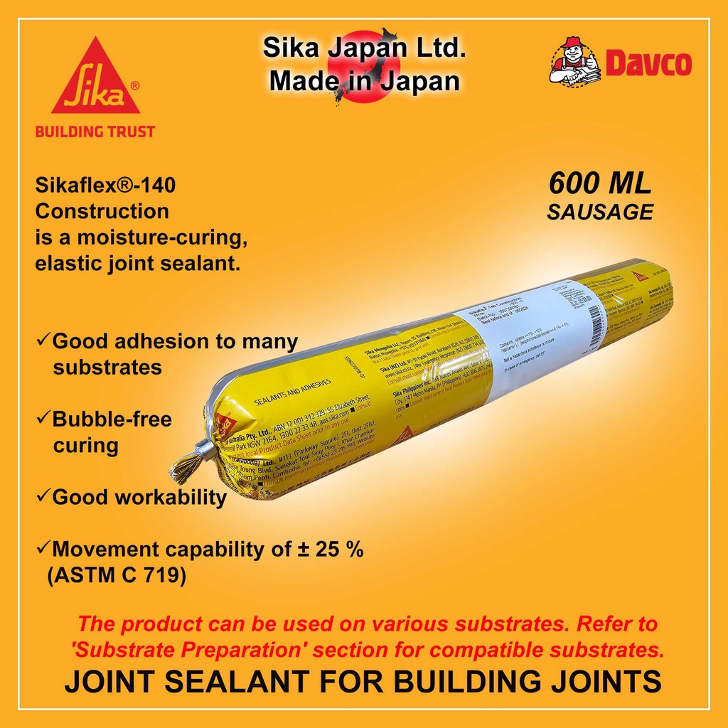 Sika Sikaflex 140 JAPAN Sikabond 600ML Construction Polyurethane PU