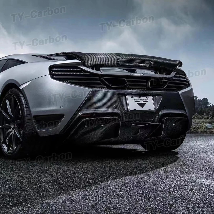 Real Carbon Fiber Rear Spoiler Tail Trunk Wing For Mclaren MP4-12C 650s ...
