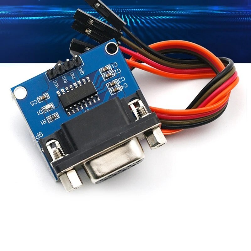 MAX3232 RS232 to TTL Serial Port Converter Module DB9 Female Connector ...