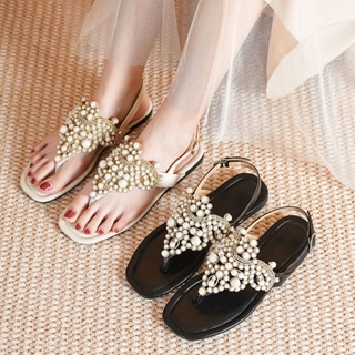 Women Shoes Thick Soles With Diamond Sandals Bohemian Style