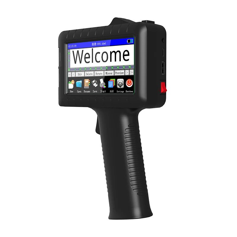 Faith Label Printer 25.4mm Variable QR Bar Batch Code Sticker Printer ...