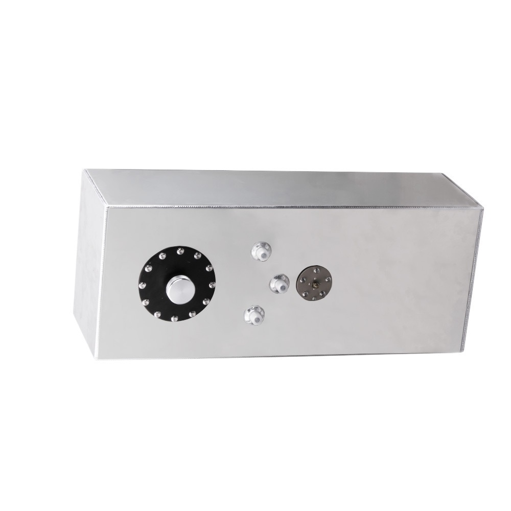 60L Aluminium rectangle Fuel Surge tank with Cap Fuel cell with sensor ...