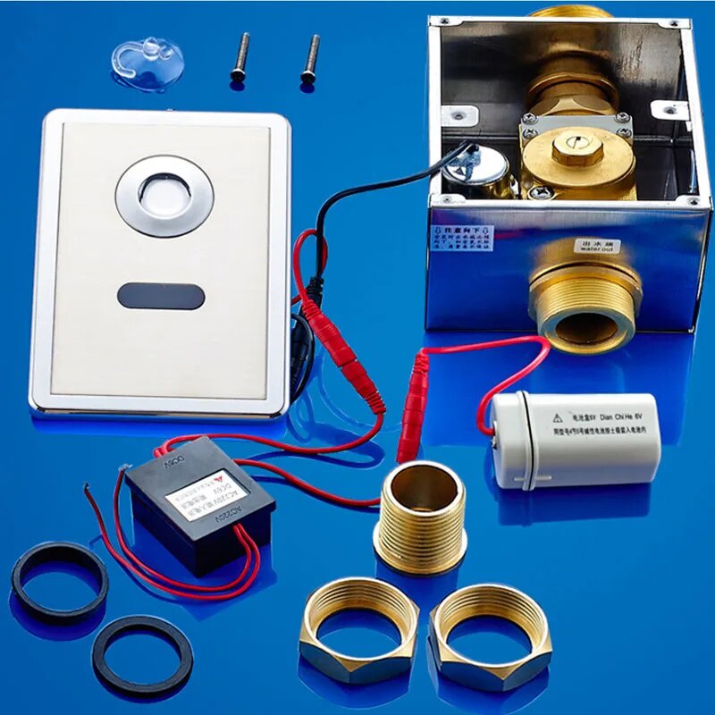 Concealed AC and DC automatic induction stool flusher,toilet Squat Pan ...